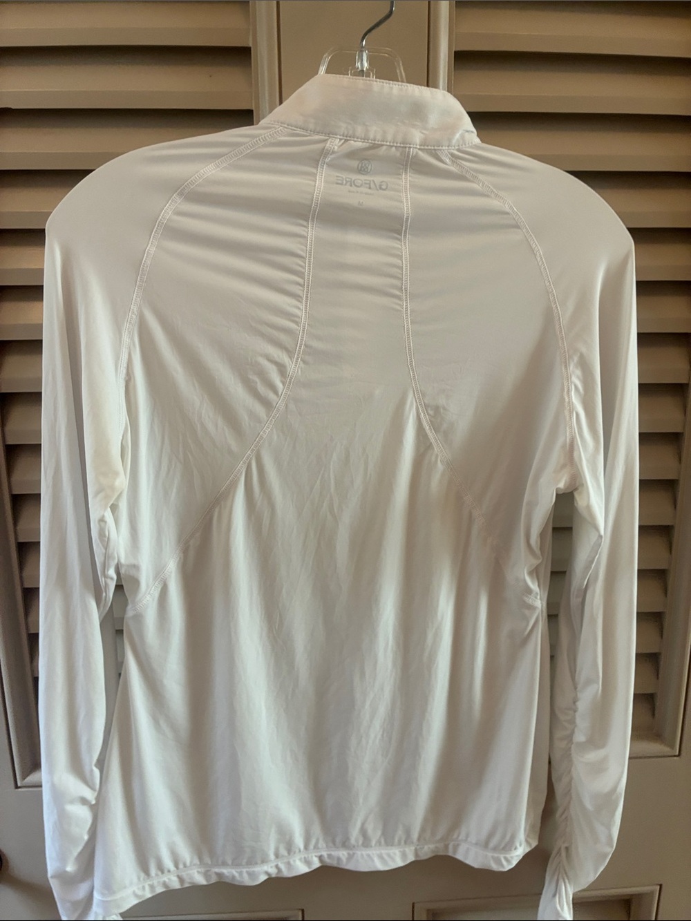 G/Fore White Long-Sleeve Quarter-Zip - Picture 3 of 5